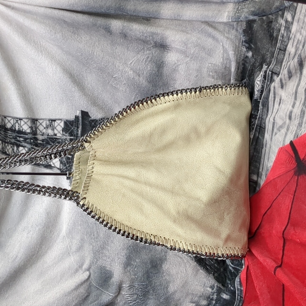 Sofia White leather bag
